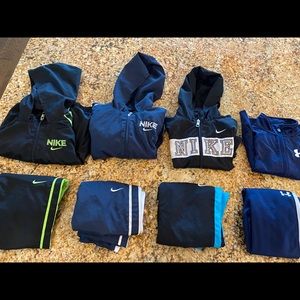 Boys’ 4T Nike Under Armour Track Suits